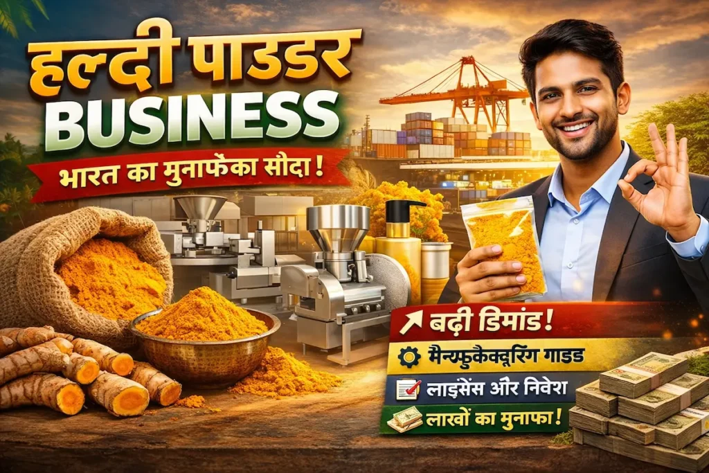 haldi powder business plan India turmeric powder business haldi ka business kaise shuru kare 2026